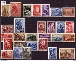 BULGARIA - 1949 - An Comp** Yv Nr 608/624 + PA 56/58 MNH - Annate Complete