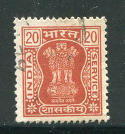 INDE- Service Y&T N°57- Oblitéré - Timbres De Service