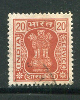 INDE- Service Y&T N°57- Oblitéré - Timbres De Service