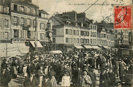 Le Havre * Le Rond Point , Un Jour De Marché * Marchands Foire * Pharmacie * Commerces Magasins - Zonder Classificatie