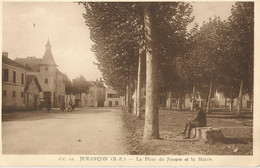 CPA - Jurançon - La Place Du Junque Et La Mairie - Jurancon