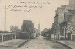 CPA - Cesson - Près Saint-Brieuc - La Rue De L'Eglise - Cesson