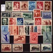 BULGARIA - 1954 - Comp ** Yv 785A - 805 + PA 60/69 MNH - Full Years