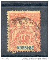 Nossi Bé. Type Sage. 40c - Used Stamps