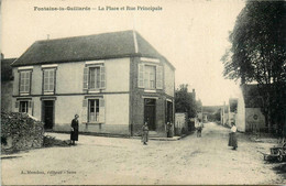 Fontaine La Gaillarde * La Place Du Village Et La Rue Principale - Sonstige & Ohne Zuordnung