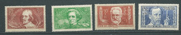 France  - Yvert N° 330   /  333  *    ( 4 Valeurs Neuves Avec Trace De Charnière Legère )  -   Bip 11617 - Unused Stamps