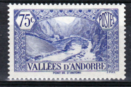 Andorre  70 Pont Médiéval  Neuf ** TB Mnh Sin Charnela Cote 10 - Unused Stamps