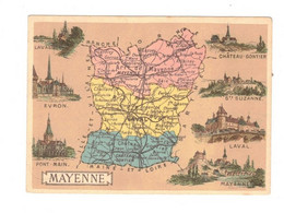 1) Chromo Département De La Mayenne (53) Château-Gontier Ste-Suzanne Laval Evron Mayenne Chailland Landivy Landivy - Other & Unclassified