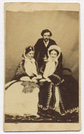 CDVA175 Photographie Originale Ancienne CDV Femme & Homme Besançon Doubs ? 1860-70 - Oud (voor 1900)