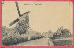 Ardoye = Ardooie Belgien : Plaatsmolen  - Windmolen - Moulin  à Vent / Feldpost Krieg 1914-18 - Ardooie