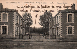 Caserne - Tours - Quartier Rannes, 8e Régiment Du Génie, Grille D'entrée - Carte A.P. N° 78 - Barracks