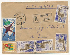 TOGO - Env. Reco. De SOKODE, 30/5/1961, Affranchissement Composé Dont Poste Aérienne - Togo (1960-...)