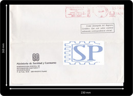 España 1987 Franquia Mecânica Pitney Bowes-GB 5000 Ministério Sanidad Salud Carlos III Publigarma Epidiomologia Madrid - Postage Free