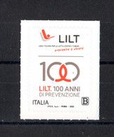 ITALIA  - LILT - Lega Italiana Lotta Tumori  -  1 Val. MNH**  Del   25.02.2022 - 2021-...:  Nuovi