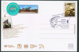 2021 Argentina Tierra Del Fuego -Special Postmark Trucha Fishing Angeln Peche Pesca Fish Poison - Stationery Entier - Postal Stationery