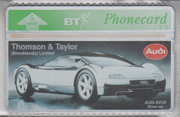 UNITED KINGDOM BT 1994 THOMSON & TAYLOR SHOW CAR AUDI AVUS MINT - BT Privé-uitgaven