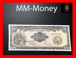 PHILIPPINES  10 Pesos  1961  P. 136  "sig. Marcos - Licaros"    UNC - Philippines