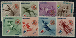 DOMINICANA 1957 SUMMER OLYMPICS GAMES MELBOURNE 1956 MI No 593-600 MNH VF!! - Summer 1956: Melbourne