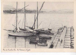 83 CAVALAIRE A La Belle Epoque Les Tartanes A La Jetee (1900), Illustrateur Jandel - Cavalaire-sur-Mer