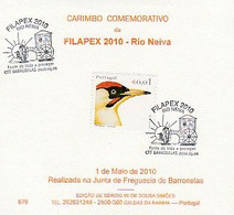 Portugal  &  Marcofilia, Peto Verde, Picus Sharpei, FILAPEX 2010, Rio Neiva Barroselas 2010 (679) - Covers & Documents