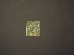 GRANDE COMORE  - 1897 ALLEGORIA  5 C. - TIMBRATO/USED - Used Stamps