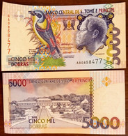 Sao Tome And Principe 5000 Dobras 1996  Unc - San Tomé Y Príncipe