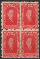 Cuba 1946 Sc 403 Yt 295 Block MNH** - Unused Stamps