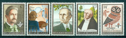 Belgique 1981 - Y & T N. 2024/28 - Série "Culturelle" (Michel N. 2077/81) - Unused Stamps