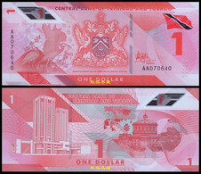 Trinidad And Tobago 1 Dollars, (2021), Polymer,AA Prefix, UNC - Trinidad Y Tobago