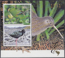 NEW ZEALAND 2000 Threatened Birds, Limited Edition Miniature Sheet MNH - Autres
