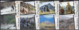 NEW ZEALAND 2004 Home Of Middle Earth, Set Of 8 In Block MNH - Vignettes De Fantaisie