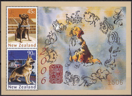 NEW ZEALAND 2006 Year Of The Dog, Limited Edition Miniature Sheet MNH - Cani