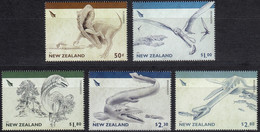 NEW ZEALAND 2010 Ancient Reptiles Of NZ, Set Of 5 MNH - Unused Stamps