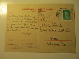 ESTONIA 1938 LÜLLEMÄE  POSTCARD  ,4-3 - Estonia
