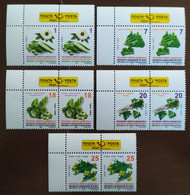 North Macedonia 2021 Vegetables Okra Lettuce Brussels Sprout Parsley Arugula Definitive Set MNH - Lux From Corner - Vegetazione