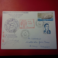 LETTRE PAQUEBOT MIXTE MARION DUFRESNE MISSION AUX ILES AUSTRALES COURRIER POSTE A BORD - Lettres & Documents