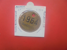 Mülheim/Ruhr CHARBONNAGE "Rosenblumendelle" En+-1910 (J.2) - Monedas/ De Necesidad