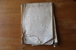 Fort De Documents Sur VELIN 1587 1600 Vieux François Nombreux Autographes - Manuscritos