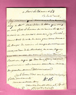 1753 LETTRE COMMERCE  De Paris Pour Ferdinand OHIER NOTAIRE ARMATEUR NEGRIER à St MALO V.HISTORIQUE - ... - 1799