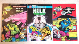 HULK Gamma (Artima/Marvel) Lot De 2+1recueil De 2 Soit 4 Numéros Tous Différents - Hulk