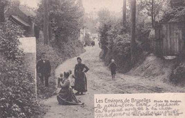 Rhode-St-Genèse - Sint-Gensius-Rode - Prière Devant Une Chapelle - Belle Animation - Circulé En 1903 - Dos Non Séparé - St-Genesius-Rode