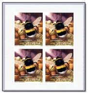 Switzerland 2022 - (2022/1) Insect - Insekten - Hummeln - Hummel - Bumblebee - Bombus - MNH ** Block 4 - Neufs