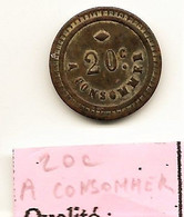 20 C "A Consommer " Bar - Euros Des Villes