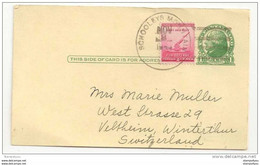 73 - 62 - Entier Postal Envoyé De Schoolleys Mountains En Suisse - 1941-60