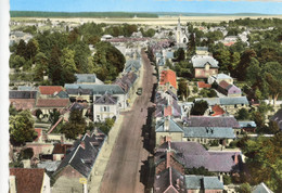 EN AVION AU DESSUS DE ETREPAGNY RUE GEORGES CLEMENCEAU VUE AERIENNE - Sonstige & Ohne Zuordnung