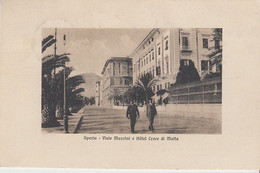 1910 SPEZIA 4 O  LA SPEZIA  VIALE MAZZINI E HOTEL CROCE DI MALTA - La Spezia