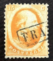 Timbre Oblitéré Pays Bas 1864 - Used Stamps