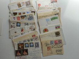 POLOGNE  POLSKA  LOT DE 62 ANCIENNES ENVELOPPES ENVOIS PHILATELIQUES - Verzamelingen