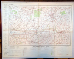 Meting1966 KORTEMARK TORHOUT STAFKAART 20/3-4 LICHTERVELDE HANDZAME ZARREN BOVEKERKE HANDZAME GITS WERKEN KOEKELARE S275 - Torhout