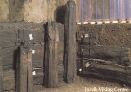 Postcard Jorvik Viking Centre York Viking Timbers [ Museum Archaeology Int ] My Ref B25387 - York